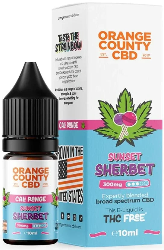 Sunset Sherbet - Orange County CBD 10ml