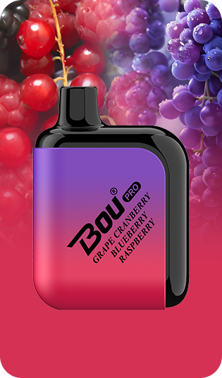 Vaper Desechable Bou Pro 7000 Puffs Grape Cranberry Blueberry Raspberry
