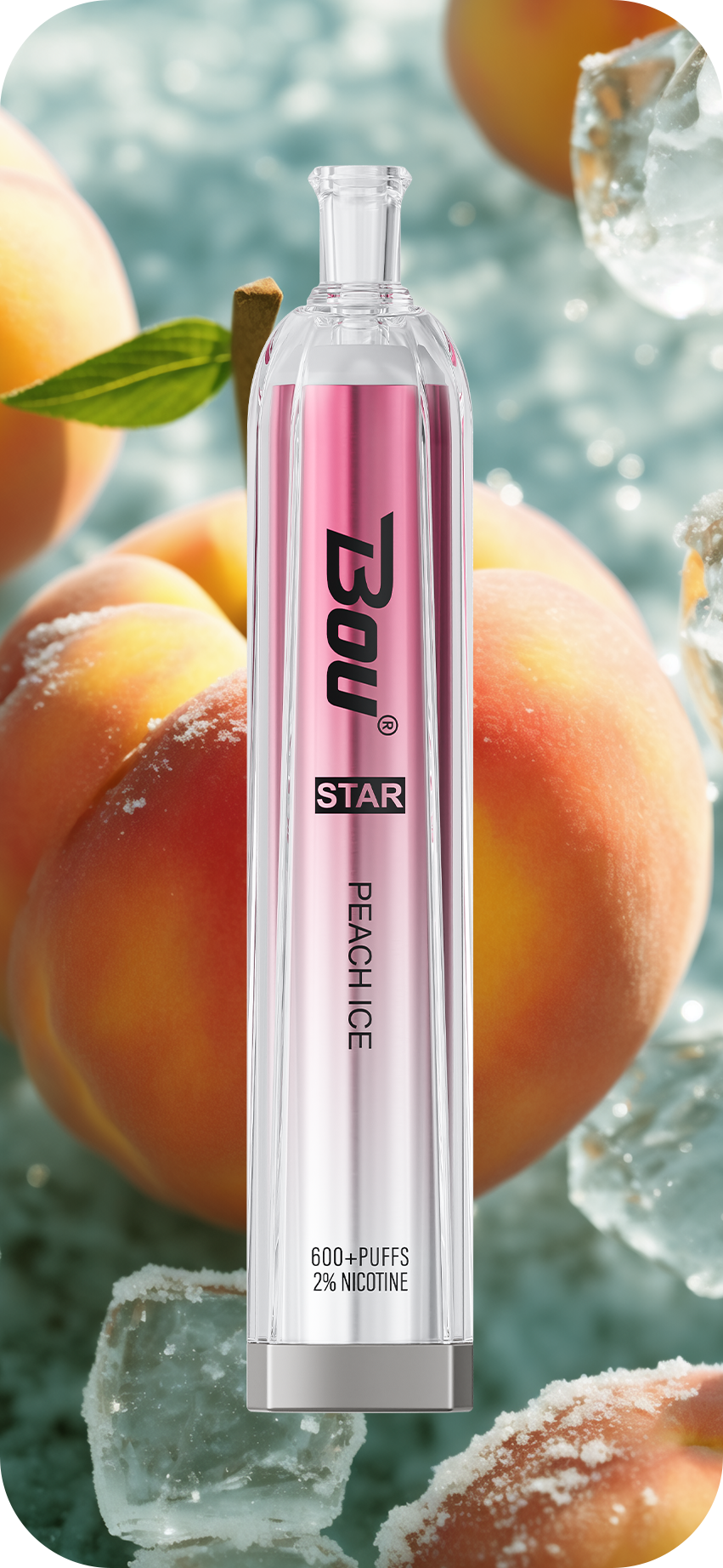 Vaper Desechable Bou star Peach ice 🧊 🍑