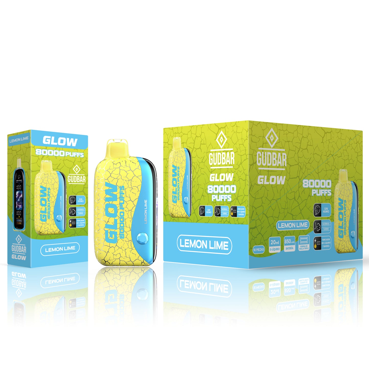 GudBar Glow 80000 – Lemon Lime