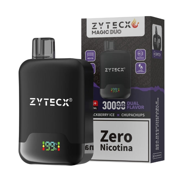 Vaper desechable Magic Duo 30000 Blackberry Ice & Chupachups By Zytecx