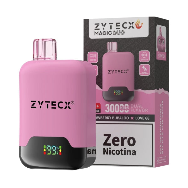 Vaper desechable Magic Duo 30000 Strawberry Bubaloo & Love 66 By Zytecx