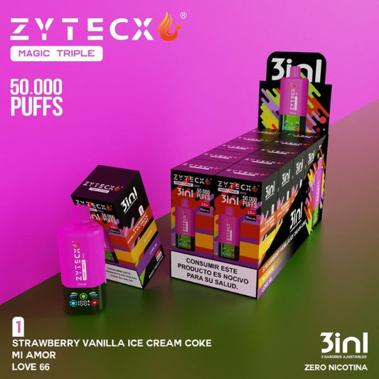 Vaper Triple sabor Zytecx 50000