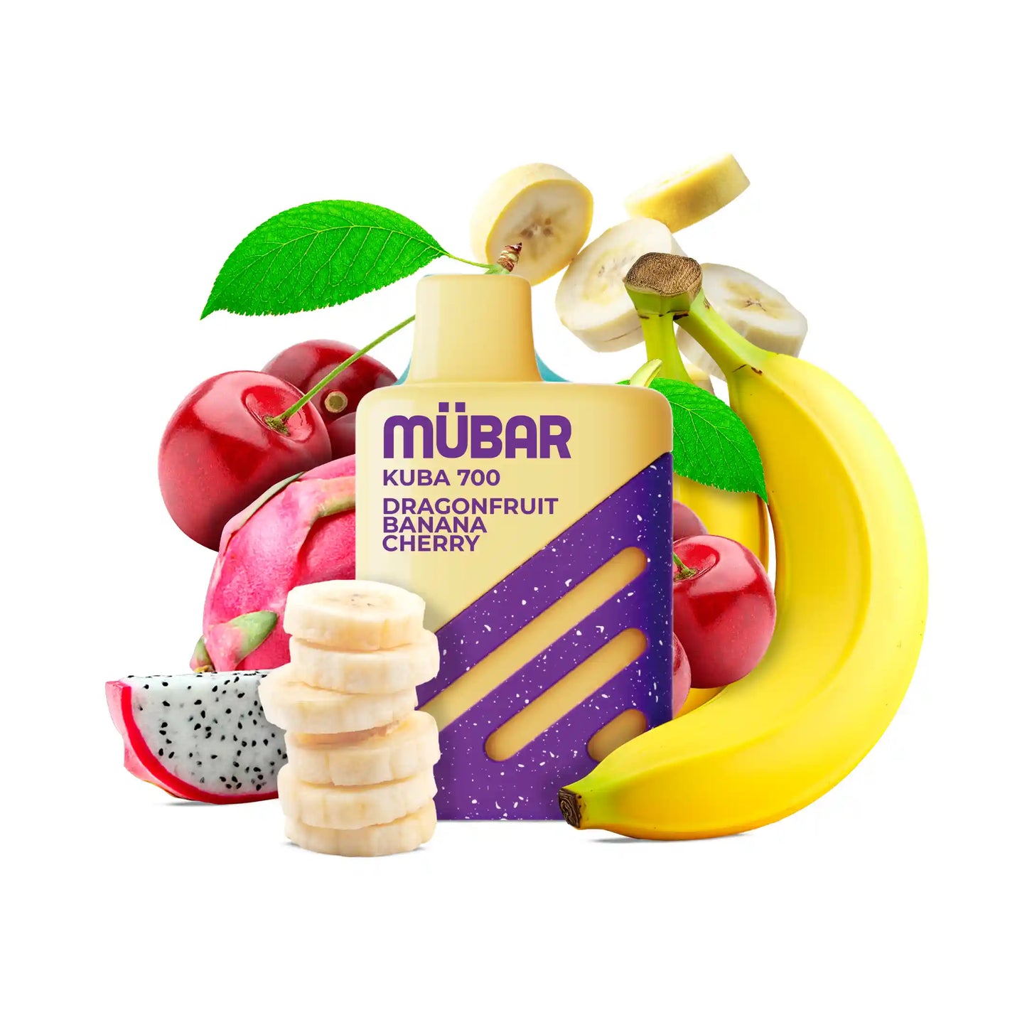 Mübar Kuba 700 – Dragon Fruit Banana Cherry