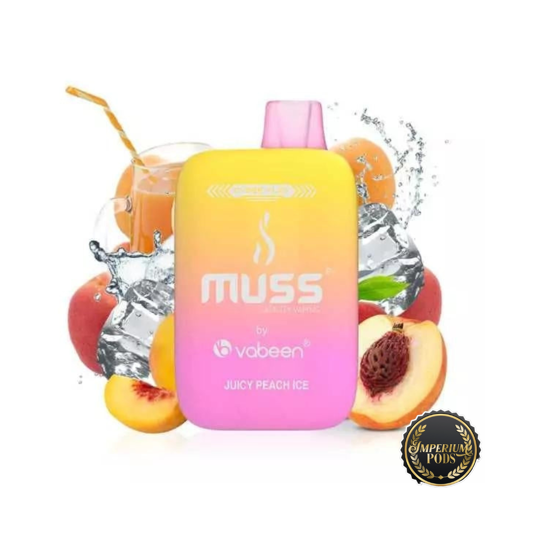 Vaper Desechable Muss Cyber Flex 25000 Puffs Juicy Peach ice