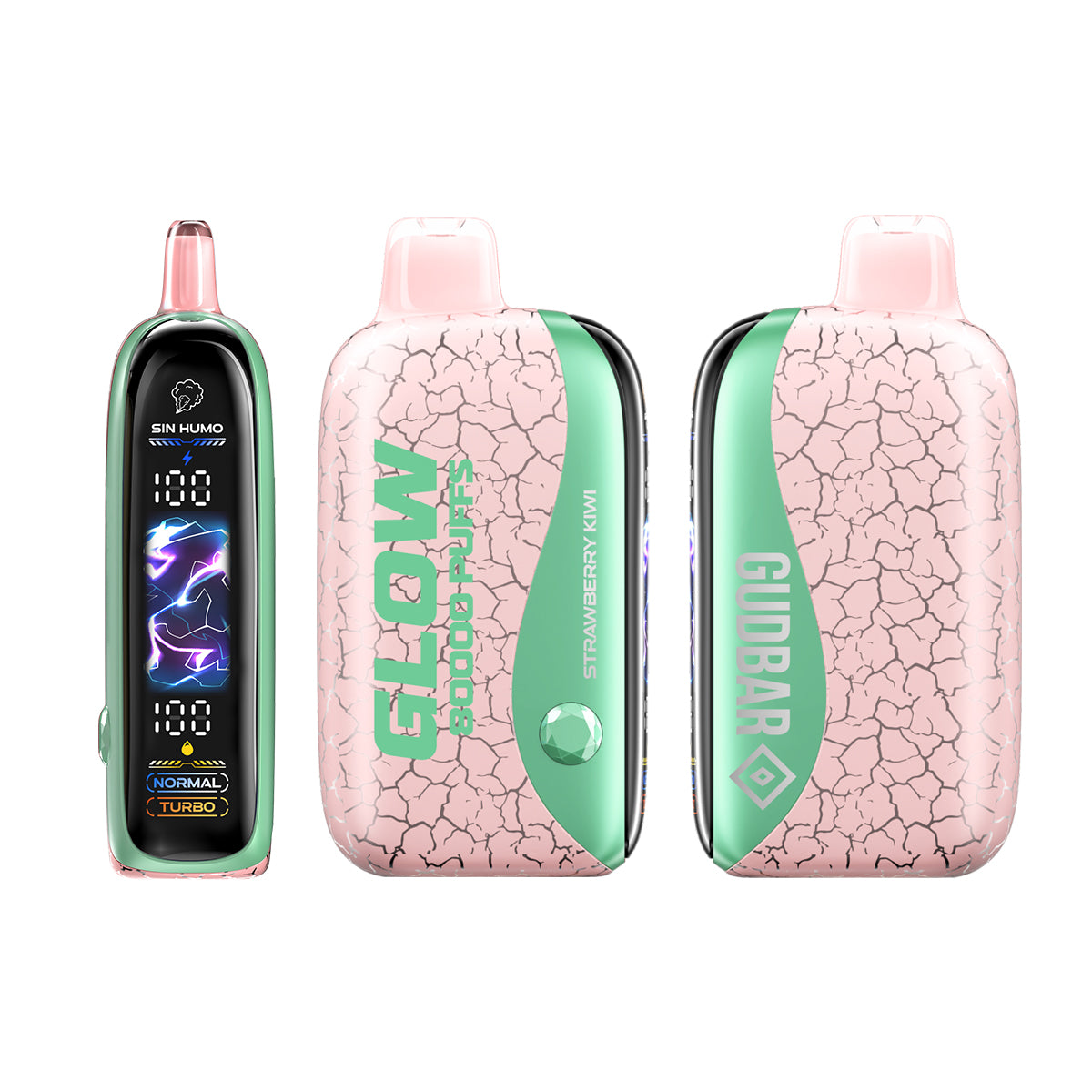 GudBar Glow 80000 – Strawberry Kiwi