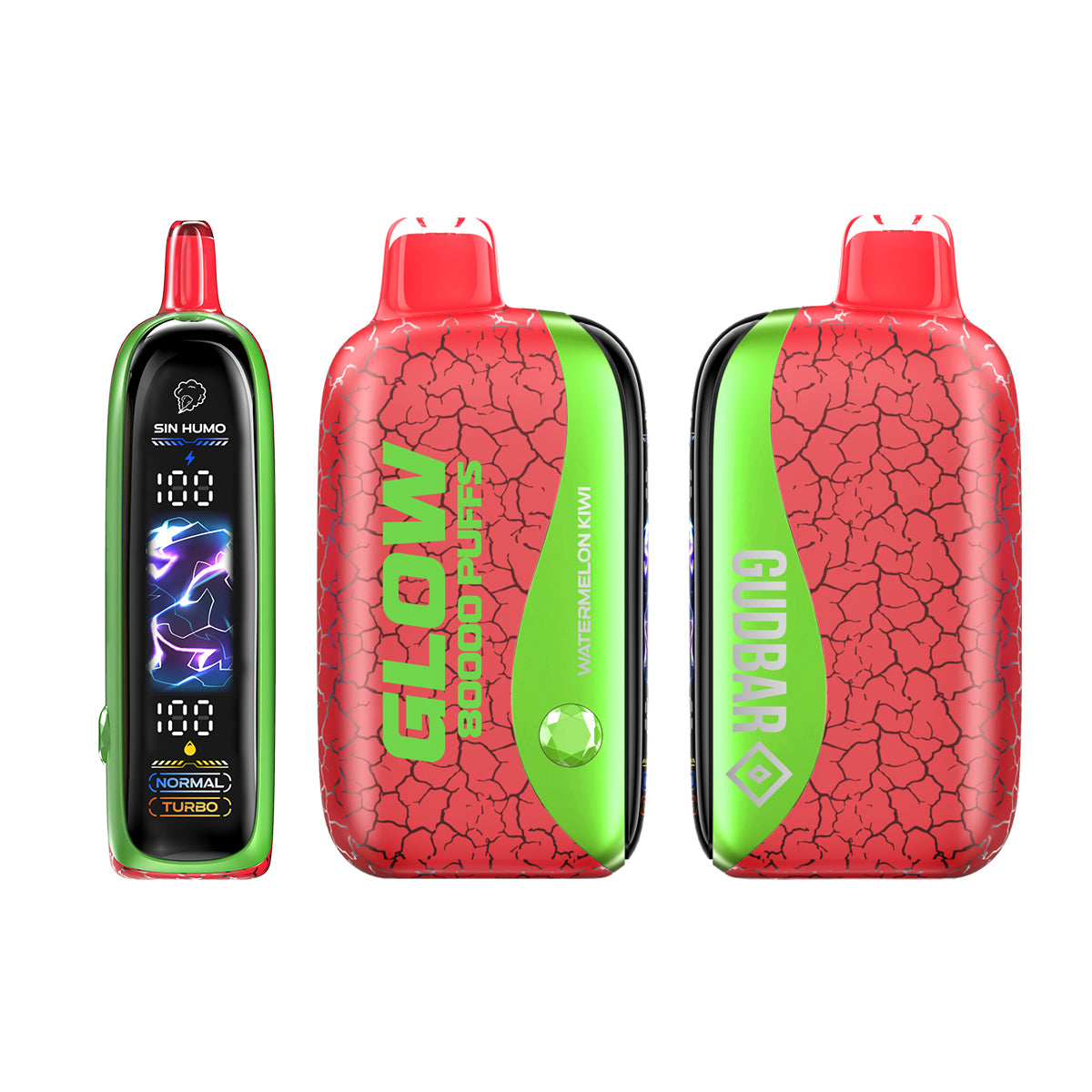 GudBar Glow 80000 – Watermelon Kiwi