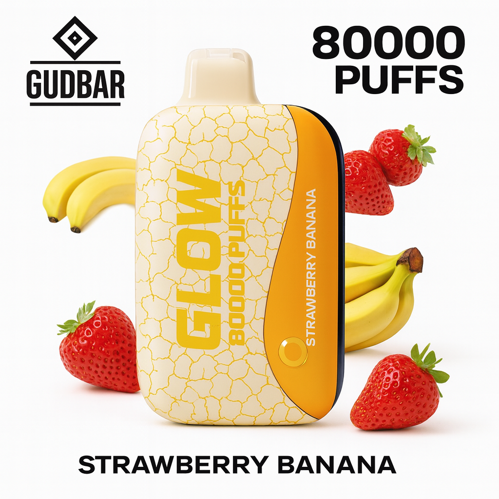 GudBar Glow 80000 – Strawberry Banana