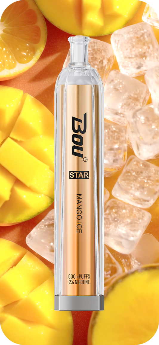 Vaper Desechable Bou Star Mango ice 🧊🥭