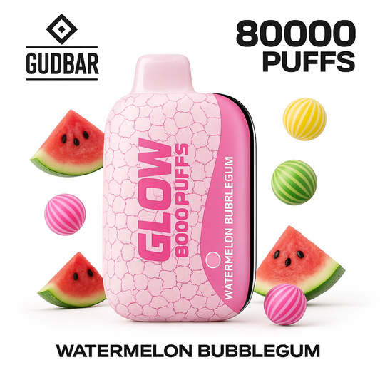 GudBar Glow 80000 – Watermelon Bubblegum