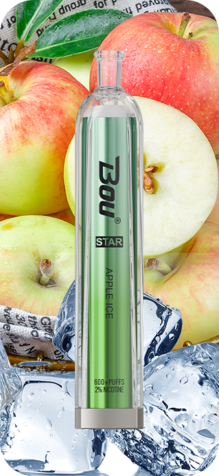 Vaper Desechable   Bou star Apple ice 🧊 🍏