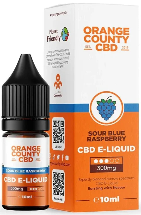Sour Blue Raspberry - Orange County CBD 10ml
