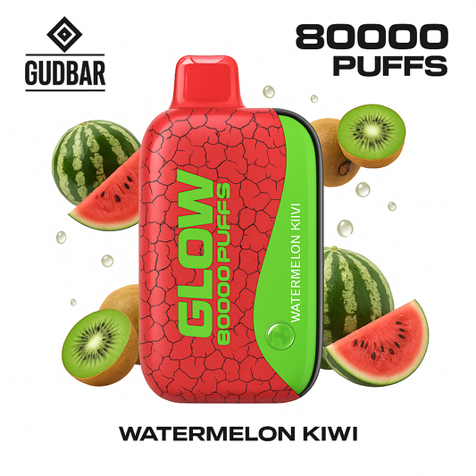 GudBar Glow 80000 – Watermelon Kiwi