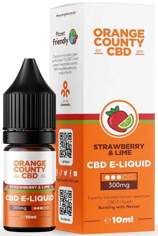 Strawberry and Lime - Orange County CBD 10ml