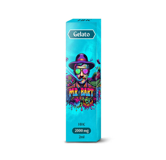 Vapers Desechable MR BART HHC GELATO 2ML/2000MG NATURAL TERPENS