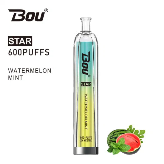Vaper Desechable  Bou star Watermelon Mints