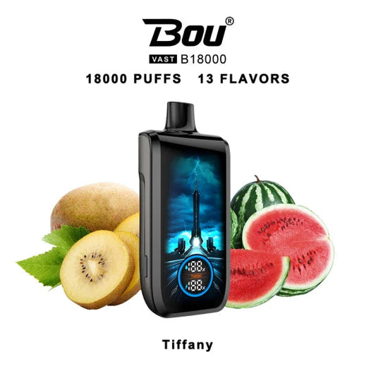 Vaper Desechable Bou VAST B1800 Tiffany 0%NIC
