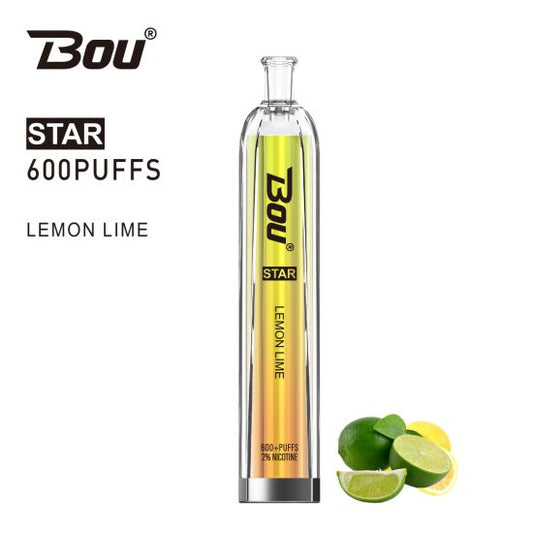 Vaper Desechable Bou Star 600 Lemon Lime