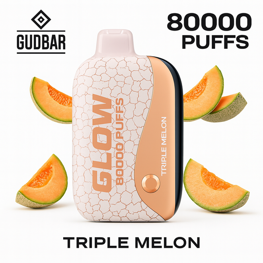 GudBar Glow 80000 – Triple Melon