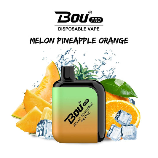 Vaper Desechable Bou Pro 7000 Puffs Melon Pineapple Orange