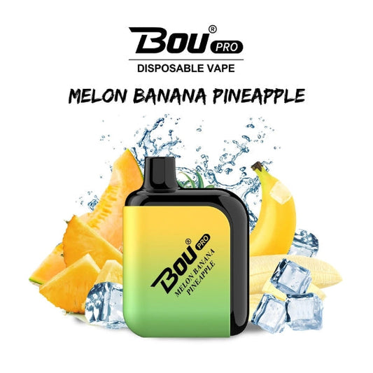 Vaper Desechable Bou Pro 7000 Puffs Melon Pineapple Banana