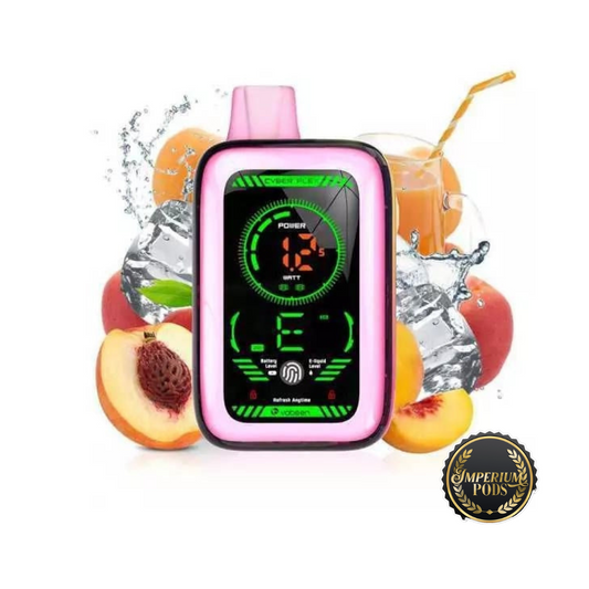 Vaper Desechable Muss Cyber Flex 25000 Puffs Juicy Peach ice