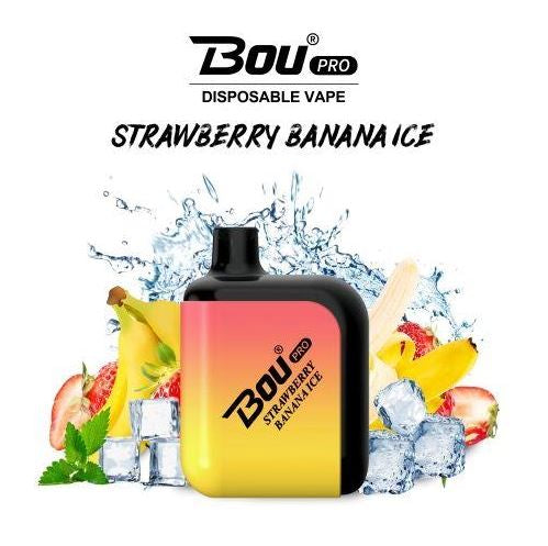 Vaper Desechable Bou Pro 7000 Puffs Strawberry Banana