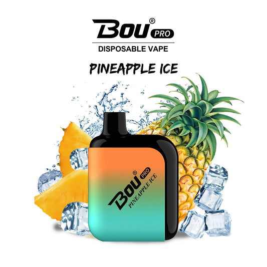 Vaper Desechable Bou Pro 7000 Puffs Pineapple Ice