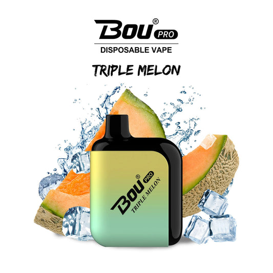 Vaper Desechable Bou Pro 7000 Puffs Triple Melón