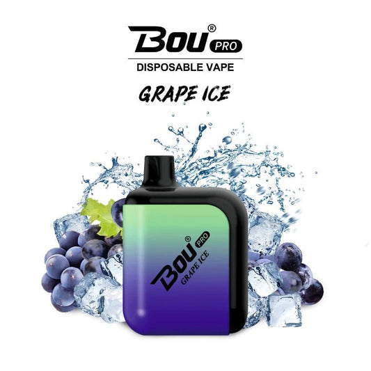 Vaper Desechable Bou Pro 7000 Puffs Grape Ice