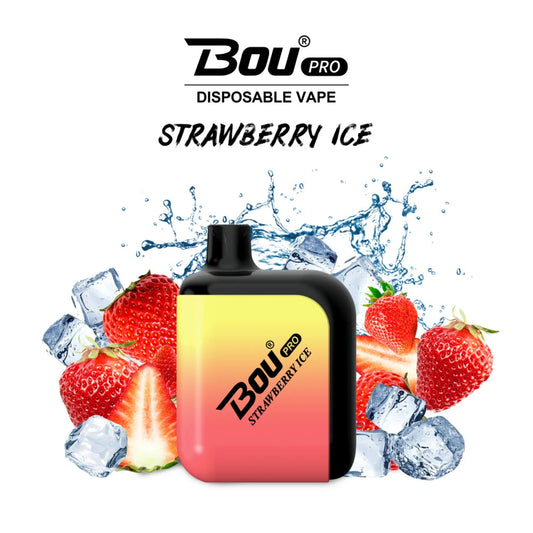 Vaper Desechable Bou Pro 7000 Puffs Strawberry Ice