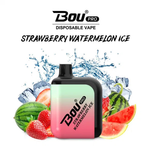 Vaper Desechable Bou Pro 7000 Puffs Strawberry Watermelon Ice