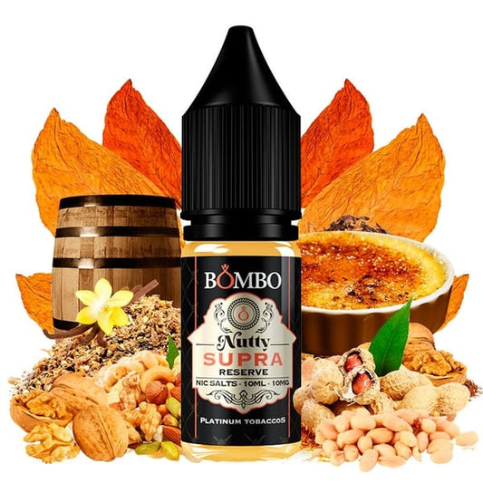 Nutty Supra Reserve - Bombo Platinum Tobaccos Nic Salts