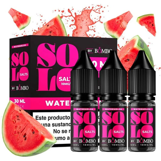 Bombo Solo Nic Salts - Watermelon (Pack 3)