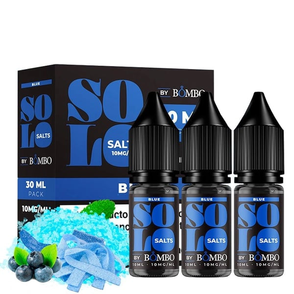 Bombo Solo Nic Salts - Blue (Pack 3)