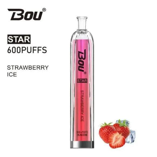 Vaper Desechable Bou star Strawberry ice 🧊 🍓