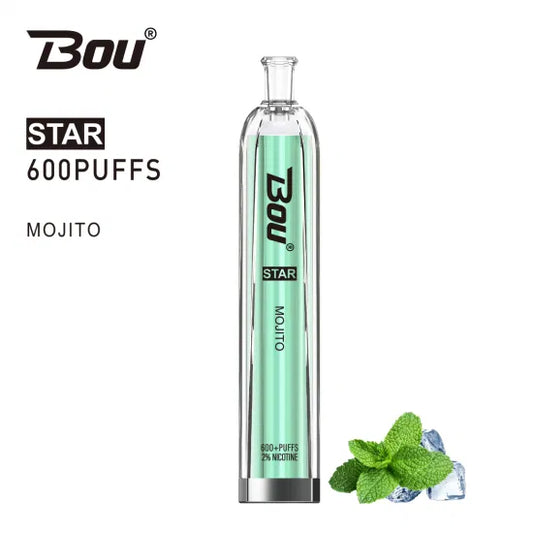 Vaper Desechable Bou Star 600 Puffs Mojito