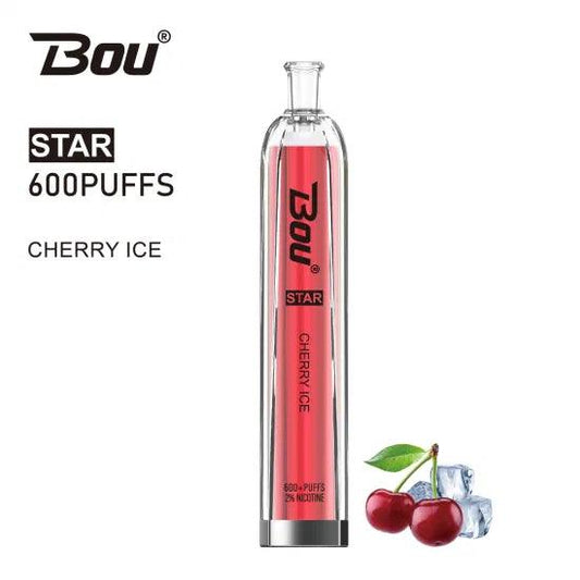 Vaper Desechable Bou Star 600 Cherry ice