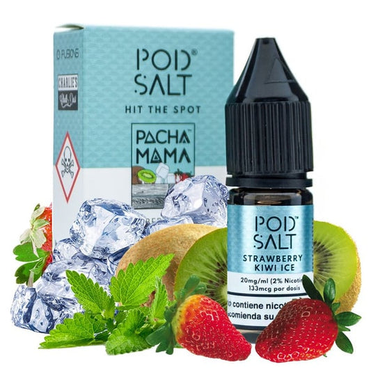 Pacha Mama Strawberry Kiwi Ice - Pod Salt Fusions