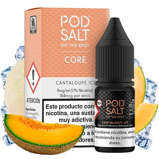 Cantaloupe Ice-Core Pod Salt-10ml