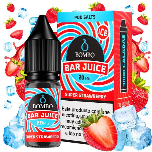 Sales Super Strawberry Ice - Bar Juice by Bombo 10ml