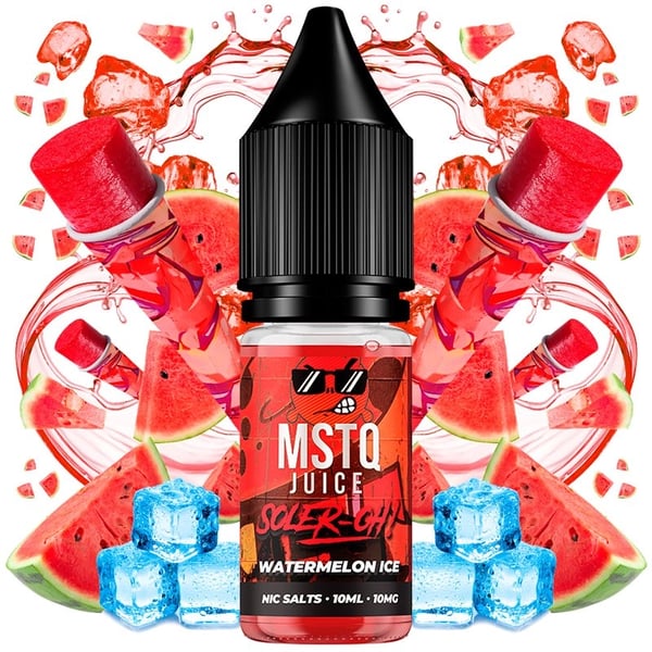 Soler-Oh Watermelon Ice - MSTQ Juice Nic Salts - 10ml