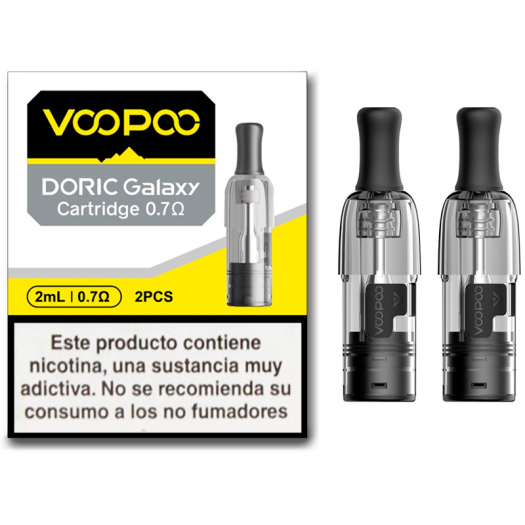 Doric Galaxy 2ml 0.7/1.2 ohm (2pcs) - Voopoo