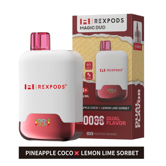 Rexpods 20k Pineapple Coco × Lemon Lime Sorbet