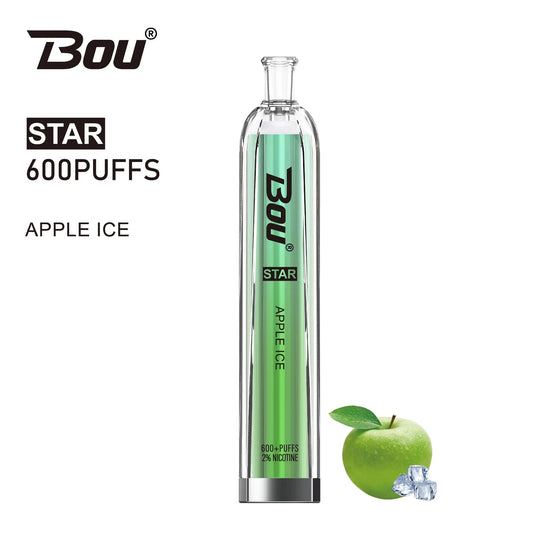 Vaper Desechable   Bou star Apple ice 🧊 🍏