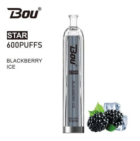 Vaper Desechable Bou star 600 Blackberry ice
